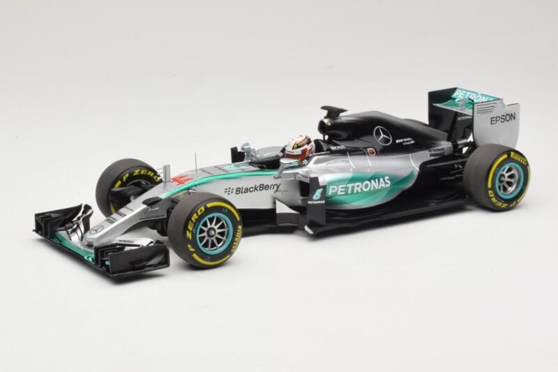 Mercedes AMG Petronas W06 Hybrid #44 L. Hamilton F1 World Champion 2015 Minichamps 1:18 186150044 Druckguss