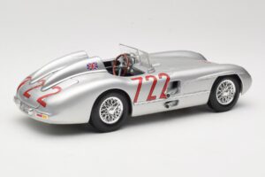 Mercedes 300 SLR W196S #722 S. Moss / D. Jenkinson Mille Miglia Winner 1955 Maisto 1:18 536887 Druckguss — Bild 3 von 8