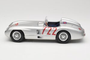 Mercedes 300 SLR W196S #722 S. Moss / D. Jenkinson Mille Miglia Winner 1955 Maisto 1:18 536887 Druckguss — Bild 4 von 8