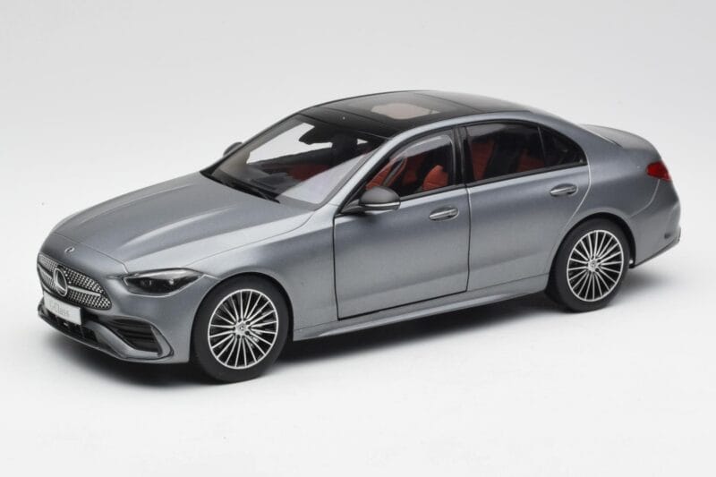 Mercedes C-Class W206 Designo Selenite Grau Magno NZG 1:18 B66960638 Druckguss