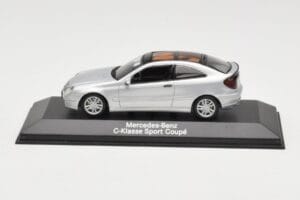 Mercedes C-Class W203 Sport Coupe Silber Minichamps 1:43 B66961916 Druckguss