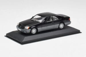 Mercedes C140 600 SEC Schwarz Minichamps 1:43 32600 Druckguss — Bild 2 von 4