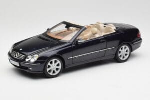Mercedes CLK 500 W209 Cabriolet Dunkelblau Metallic Kyosho 1:18 B66962174 Druckguss