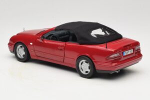 Mercedes CLK A208 Cabriolet Rot Anson 1:18 30338 Druckguss — Bild 7 von 8