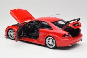 Mercedes CLK DTM AMG C209 Mars Rot Kyosho 1:18 08461R Druckguss — Bild 5 von 8
