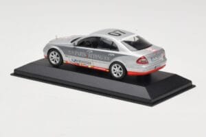Mercedes E-Class W211 #7 Team AutoBild Paris-Beijing 2006 Replacement Box Minichamps 1:43 MB001 Druckguss — Bild 3 von 4