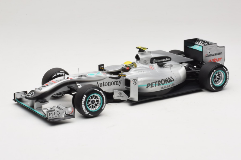 Mercedes MGP W01 #4 N. Rosberg Mercedes GP 2010 Minichamps 1:18 110100004 Druckguss