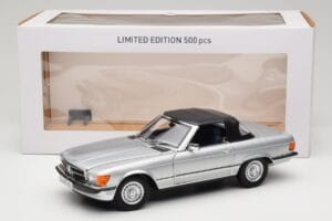 Mercedes R107 380 SL Silber Norev 1:18 183725 Druckguss — Bild 8 von 8
