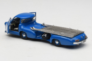 Mercedes Renntransporter Blue Wonder CMC 1:43 M-036K Druckguss — Bild 5 von 8