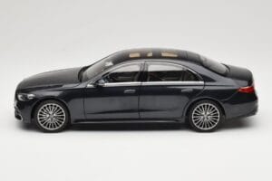 Mercedes S-Class W223 AMG Line Anthracite Blue Norev 1:18 183800 Druckguss — Bild 4 von 8