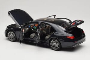 Mercedes S-Class W223 AMG Line Anthracite Blue Norev 1:18 183800 Druckguss — Bild 5 von 8