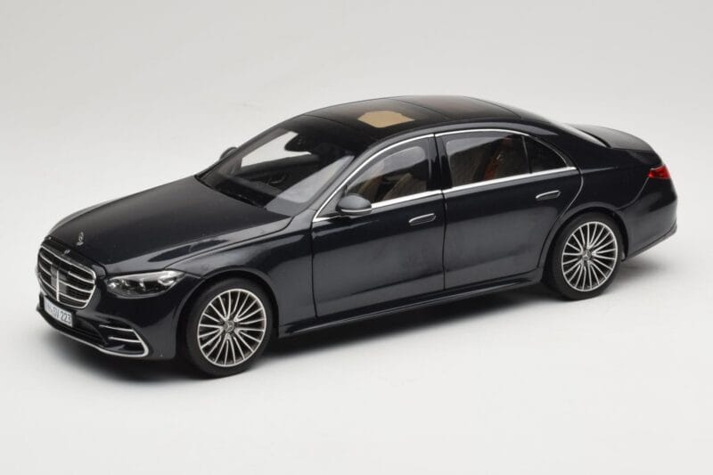 Mercedes S-Class W223 AMG Line Anthracite Blue Norev 1:18 183800 Druckguss