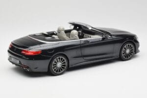 Mercedes S-Class Cabriolet A217 Magnetite Schwarz Metallic Norev 1:18 B66960354 Druckguss — Bild 3 von 8