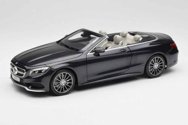 Mercedes S-Class Cabriolet A217 Magnetite Schwarz Metallic Norev 1:18 B66960354 Druckguss