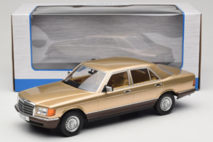 Mercedes S-Class W126 Metallic Beige MCG 1:18 MCG18548 Druckguss — Bild 6 von 6
