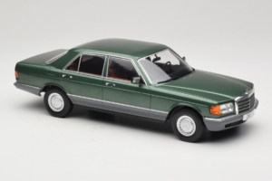 Mercedes S-Class W126 Metallic Green MCG 1:18 MCG18549 Druckguss — Bild 4 von 6