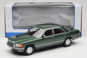 Mercedes S-Class W126 Metallic Green MCG 1:18 MCG18549 Druckguss — Bild 6 von 6