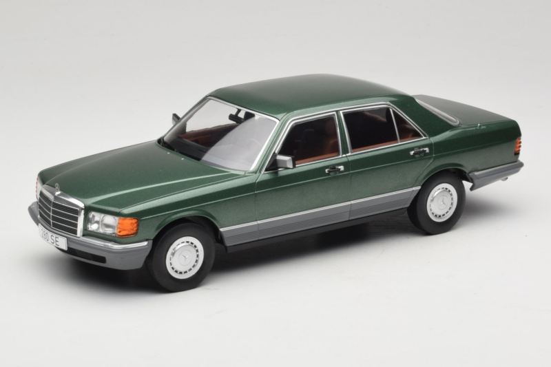Mercedes S-Class W126 Metallic Green MCG 1:18 MCG18549 Druckguss