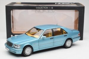 Mercedes S500 W140 Türkis Metallic Norev 1:18 183561 Druckguss — Bild 8 von 8