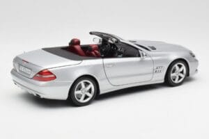 Mercedes SL 500 R230 Cabriolet Iridium Silber Minichamps 1:18 B66962388 Druckguss — Bild 3 von 8