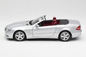 Mercedes SL 500 R230 Cabriolet Iridium Silber Minichamps 1:18 B66962388 Druckguss — Bild 4 von 8