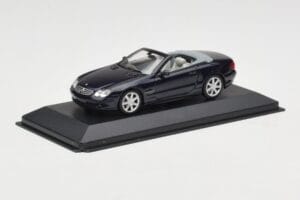 Mercedes SL500 R129 Dark Blue Metallic Minichamps 1:43 SL001 Druckguss — Bild 2 von 4