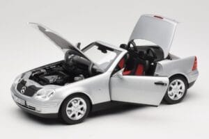 Mercedes SLK R170 Brilliant Silver Norev 1:18 183020 Druckguss — Bild 2 von 9
