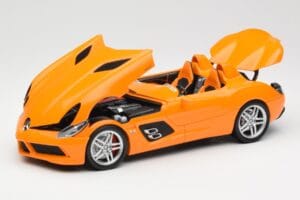 Mercedes SLR McLaren C199 Stirling Moss AMG Solarbeam Metallic Minichamps 1:18 100038400 Druckguss — Bild 2 von 8