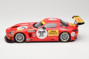 Mercedes SLS AMG GT3 #35 T. Heyer / T. Jager 24 Hours of Spa 2011 Minichamps 1:18 B66960196 Druckguss — Bild 3 von 6