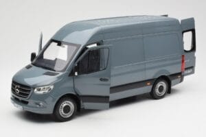 Mercedes Sprinter W907 Blaugrau Norev 1:18 183423 Druckguss — Bild 2 von 7