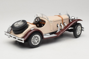 Mercedes SSK Beige & Dunkelrot Bburago 1:18 3009-M4 Druckguss — Bild 2 von 6
