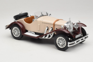 Mercedes SSK Beige & Dunkelrot Bburago 1:18 3009-M4 Druckguss — Bild 4 von 6