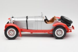 Mercedes SSK Silber & Rot Bburago 1:18 3009-M2 Druckguss — Bild 3 von 6