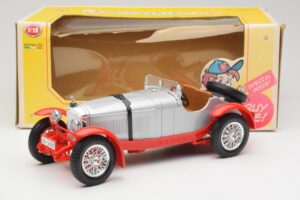 Mercedes SSK Silber & Rot Bburago 1:18 3009-M2 Druckguss — Bild 6 von 6