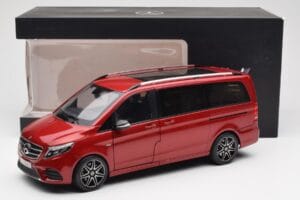 Mercedes V-Class W447 Designo Hyacinth Rot Metallic Norev 1:18 B66004166 Druckguss — Bild 7 von 7