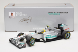 Mercedes W03 #8 N. Rosberg Mercedes AMG Petronas Showcar 2012 Minichamps 1:18 110120078 Druckguss — Bild 7 von 7
