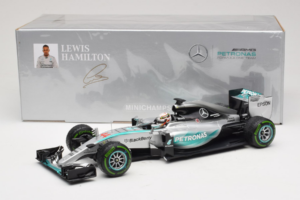 Mercedes W06 #44 L. Hamilton Mercedes AMG Petronas United States Grand Prix Winner World Champion 2015 Minichamps 1:18 110150 — Bild 7 von 7