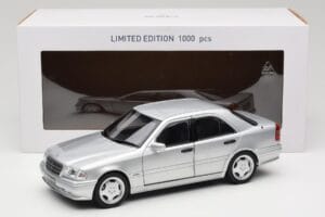 Mercedes C36 AMG W202 Silver Metallic Norev 1:18 183380 Druckguss — Bild 8 von 8