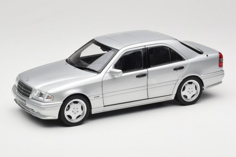Mercedes C36 AMG W202 Silver Metallic Norev 1:18 183380 Druckguss