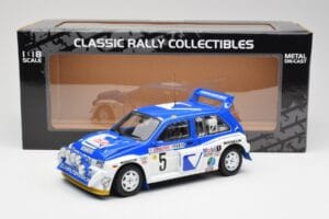 MG Metro 6R4 #5 T. Pond / R. Arthur Rally Monte Carlo 1986 Sun Star 1:18 5537 Druckguss — Bild 8 von 8
