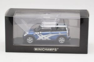 Mini Clubman R55 Cooper S Blue Metallic Onitsuka Tiger Minichamps 1:43 403138676 Druckguss — Bild 4 von 4