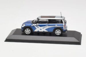 Mini Clubman R55 Cooper S Blue Metallic Onitsuka Tiger Minichamps 1:43 403138676 Druckguss