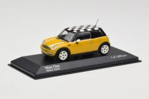 MINI One R50 Gelb Minichamps 1:43 431138104 Druckguss — Bild 4 von 5