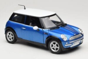 Mini Cooper R50 Blau mit Weißem Dach Mondo Motors 1:18 MINI004 Druckguss — Bild 6 von 8