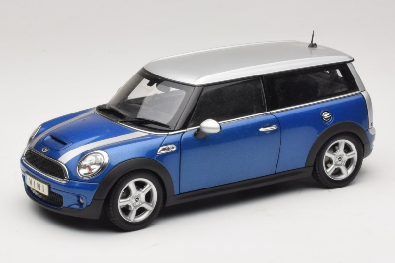 Mini Cooper S Clubman R55 Blau & Silber Kyosho 1:18 80430421048 Druckguss