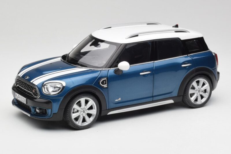 Mini Countryman F60 Island Blau & Weiß Kyosho 1:18 80432447940 Druckguss