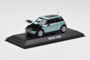 Mini One R50 Hellgrün Mit Hellgrünem Dach Minichamps 1:43 MINI003 Druckguss — Bild 2 von 4