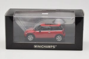 Mini One R50 Rot Mit Rotem Dach Minichamps 1:43 MINI001 Druckguss — Bild 4 von 5