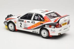 Mitsubishi Carisma GT Group N2 R. Burns / R. Reid RAC Rally 1997 Weiß Otto 1:18 OT1192 Resin — Bild 5 von 6