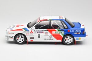 Mitsubishi Galant VR-4 #9 K. Eriksson / S. Parmander RAC Rally 1990 IXO 1:18 18RMC192A Druckguss — Bild 3 von 6